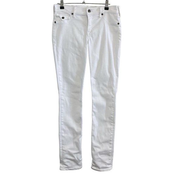 True Religion Cora White Mid Rise Straight -27 - US - Picture 6 of 15